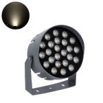 GLOBOSTAR® FLOODNIGMA 90379 Προβολέας Σποτ Wall Washer με Αντιθαμβωτική Γρίλια LED 24W 2280lm 30° DC 24V Αδιάβροχο IP65 Φυσικό Λευκό 4500K Dimmable - Bridgelux SMD Chip - Γκρι Ανθρακί - Μ15 x Π15 x Υ9.1cm - 3 Χρόνια Εγγύηση - Image 2