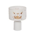 GLOBOSTAR® OWL 204-0024 Παιδικό Επιτραπέζιο Φωτιστικό Πορτατίφ με Ντουί 1 x E27 AC 220-240V IP20 - Πολύχρωμο - Μ24 x Π24 x Υ32cm - Image 2