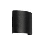 GLOBOSTAR® SIXOAD 60676 Μοντέρνο Φωτιστικό Τοίχου - Απλίκα LED 4W 500lm 30° AC 220-240V Αδιάβροχο IP65 Θερμό Λευκό 2700K - CREE XPE Chip & TÜV SÜD Driver - Μαύρο Ματ - Μ8.5 x Π3.5 x Υ8cm - 5 Χρόνια Εγγύηση - Image 2