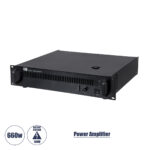 GloboStar® FDB CA660 98015 Power Amplifier - Επαγγελματικός Ενισχυτής Ηχείων Εγκαταστάσεων 100V - Frequency Response 60Hz-20Khz - AC 220V/50-60Hz - 660W/4Ω - IP20 - Μαύρο - Μ48.5 x Π32 x Υ9cm - Image 2