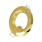 GLOBOSTAR® ORO 77811 Χωνευτή Βάση για Σποτ MR16 με Ντουί GU10/GU5.3 IP20 - Χρυσό Πλατίνα - Μ8.3 x Π8.3 x Υ3.1cm / Q6cm - Image 2