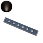 GLOBOSTAR® WASHERMARGO 90180 Μπάρα Φωτισμού Wall Washer LED 6W 690lm 30° DC 24V Αδιάβροχο IP65 Φυσικό Λευκό 4500K Dimmable - Bridgelux SMD Chip - Γκρι Ανθρακί - Μ30 x Π4 x Υ5cm - 3 Χρόνια Εγγύηση - Image 2