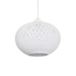 GLOBOSTAR® SOLEI 205-0008 Boho Κρεμαστό Φωτιστικό Οροφής με Ντουί 1 x E27 AC 220-240V IP20 - Λευκό - M30 x Π30 x Υ26cm - Image 2