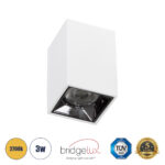 GLOBOSTAR® LUMINAR 60323 Downlight Σποτ LED 3W 405lm 36° AC 220-240V IP20 Θερμό Λευκό 2700K - Osram SMD Chip & TÜV SÜD Driver - Λευκό Ματ - Μ4.2 x Π4.2 x Υ6.6cm - 5 Χρόνια Εγγύηση - Image 2