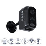 GloboStar® 86026 Επαναφορτιζόμενη Επιτραπέζια/Τοίχου IP Camera 1080P WiFi 90° Μοιρών - 6200mAh - Νυχτερινή Όραση με LED IR - Διπλή Κατέυθυνση Ομιλίας - Ανιχνευτή Κίνησης - Νυχτερινή Λήψη - Θέση SD Κάρτας Max 128GB - 25 Μέρες Stand By - Image 2