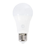 GLOBOSTAR® GLOBE 60049 Λάμπα E27 A60 LED 15W 1455lm 260° AC 220-240V IP20 Φυσικό Λευκό 4500K Dimmable - Lumileds SMD Chip - Λευκό Γαλακτερό - Μ6 x Π6 x Υ11.9cm - 3 Χρόνια Εγγύηση - Image 2