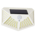 GLOBOSTAR® NOVAQ 71498 Προβολέας με Ανιχνευτή PIR / Αισθητήρα Κίνησης LED 10W 500lm 180° DC 5V με Φωτοβολταϊκό Panel 5V 0.3W & Επαναφορτιζόμενη Μπαταρία Li-ion 3.2V 1200mAh Αδιάβροχο IP65 Ψυχρό Λευκό 6000K - Sanan SMD Chip - Λευκό - Μ13.6 x Π5.2 x Υ9.9cm - 2 Χρόνια Εγγύηση - Image 2