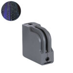 GLOBOSTAR® WINDOWCORNA 90115 Γωνιακό Φωτιστικό Ανάδειξης Παραθύρων LED 6W 480lm 3°x172° DC 24V Αδιάβροχο IP65 Μπλε Dimmable - CREE XPE Chip - Γκρι Ανθρακί - Μ12 x Π4 x Υ12cm - 3 Χρόνια Εγγύηση - Image 2