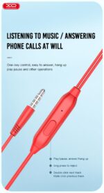 XO EP57 in-ear 3.5mm Handsfree Μαύρο - Image 4