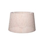 GloboStar® COVER 203-0263 Μοντέρνο Φωτιστικό Καπέλο Μπέζ Διάτρητο Ύφασμα για Ντουί E27- Μ38 x Π38 x Υ24cm - Image 2