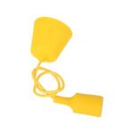 GLOBOSTAR® CABLITO 61555 Μοντέρνο Κρεμαστό Φωτιστικό Οροφής με Ντουί 1 x E27 AC 220-240V IP20 - Κίτρινο - Μ4 x Π4 x Υ110cm - Image 5