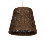 GLOBOSTAR® PLAYROOM 999-0145 Vintage Κρεμαστό Φωτιστικό Οροφής με Ντουί 1 x E27 AC 220-240V IP20 - Καφέ - Μ30 x Π30 x Υ30cm