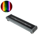 GLOBOSTAR® WINDOWRAFI 90729 Φωτιστικό Ανάδειξης Παραθύρων LED 18W 1440lm 8°x180° DC 24V Αδιάβροχο IP67 Πολύχρωμο RGBW Dimmable DMX512 - CREE XPE Chip - Γκρι Ανθρακί - Μ30.5 x Π6.7 x Υ4.5cm - 3 Χρόνια Εγγύηση - Image 2