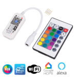 GloboStar® 73435 Ασύρματος Smart Home Wi-Fi LED RGB Controller με Χειριστήριο RF 2.4Ghz DC 5-24V Max 100W - Image 2