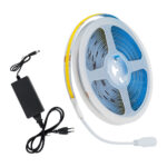 GLOBOSTAR® COBWAVE 70415 Σετ Ταινίας με Τροφοδοτικό LED 48W 4320lm 120° AC 220-240V IP20 1540 x COB Chip Θερμό Λευκό 2700K - Sanan COB Chip - Μ500 x Π1 x Υ0.2cm - Ρολό 5 Μέτρων - 2 Χρόνια Εγγύηση - Image 2