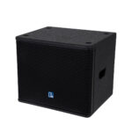 GloboStar® FDB ES110SA 98006 Facilities Speaker - Ενεργό Αυτοενισχυόμενο Ηχείο Subwoofer Εγκαταστάσεων Επιδαπέδιο με Ψηφιακό Ενισχυτή BA1.3 AC 220V/50-60Hz - 300W RMS (600W Peak) - 1 x 10" Inches LF - IP20 - Μαύρο - Μ44.5 x Π36.5 x Υ37.5cm - Image 2