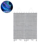 GloboStar® 90143 Digital Pixel Addressable Facade Soft Net Panel - Ψηφιακό Εύκαμπτο Δίχτυ Πάνελ Πρόσοψης Κτιρίων LED SMD 3535 300W/m2 400LED/m2 400PIXEL/m2 SPI/TTL Protocol IC UCS512B 18000lm/m2 120° DC 12V IP67 RGB - Μαύρο Σώμα - Μ100 x Π100 x Υ1.7cm - Image 2