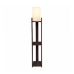 GLOBOSTAR® VENTORA 204-0126 Μοντέρνο Επιδαπέδιο Φωτιστικό με Ντουί 1 x E27 AC 220-240V IP20 - Καφέ & Μπεζ - Μ20 x Π20 x Υ142cm - Image 2