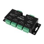 GloboStar® RGBCONTROLLER 73446 LED Digital RGB Ενισχυτής Σήματος SP901E LED Pixel WS2812B WS2811 SPI Signal Amplifier Repeater 10000 IC Professional Series 5-24V 288W - IP20 - Μ7 x Π14 x Υ3cm - 1 Χρόνος Εγγύηση - Image 2