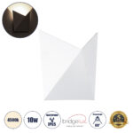 GLOBOSTAR® STEALTH 60521 Μοντέρνο Φωτιστικό Τοίχου - Απλίκα LED 10W 1100lm 60° AC 220-240V Αδιάβροχο IP65 Φυσικό Λευκό 4500K - Bridgelux COB Chip & TÜV SÜD Driver - Λευκό Ματ - Μ17 x Π7.5 x Υ17cm - 5 Χρόνια Εγγύηση - Image 2