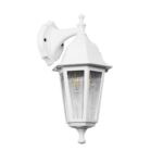 GLOBOSTAR® VITRO 203-0201 Vintage Φωτιστικό Τοίχου - Απλίκα με Ντουί 1 x E27 AC 220-240V IP44 - Λευκό - Μ17 x Π20 x Υ36cm - Image 2