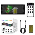 GLOBOSTAR® MATRIX GLB-106-0001 Εύκαμπτη Κυλιόμενη Ψηφιακή Επιγραφή 17.3x7cm P4 32x16 Pixel LED 10W DC 5V 2A με USB 2.0 Αδιάβροχο IP65 Πολύχρωμο RGB - Bluetooth Control μέσω iPIXEL APP - Μ17.3 x Π0.2 x Υ7cm - 2 Χρόνια Εγγύηση - Image 2