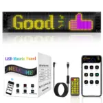 GLOBOSTAR® MATRIX GLB-106-0002 Εύκαμπτη Κυλιόμενη Ψηφιακή Επιγραφή 37.4x9.2cm P5 64x16 Pixel LED 10W DC 5V 2A με USB 2.0 Αδιάβροχο IP65 Πολύχρωμο RGB - Bluetooth Control μέσω iPIXEL APP - Μ37.4 x Π0.2 x Υ9.2cm - 2 Χρόνια Εγγύηση - Image 2