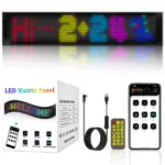 GLOBOSTAR® MATRIX GLB-106-0003 Εύκαμπτη Κυλιόμενη Ψηφιακή Επιγραφή 59.5x12cm P6 96x16 Pixel LED 10W DC 5V 2A με USB 2.0 Αδιάβροχο IP65 Πολύχρωμο RGB - Bluetooth Control μέσω iPIXEL APP - Μ59.5 x Π0.2 x Υ12cm - 2 Χρόνια Εγγύηση - Image 2