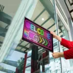 GLOBOSTAR® MATRIX GLB-106-0008 Εύκαμπτη Κυλιόμενη Ψηφιακή Επιγραφή 33x20cm P4.5 64x32 Pixel LED 10W AC 220-240V Αδιάβροχο IP65 Πολύχρωμο RGB - Bluetooth Control μέσω iPIXEL APP - Μ33 x Π0.4 x Υ20cm - 2 Χρόνια Εγγύηση - Image 3