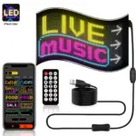 GLOBOSTAR® MATRIX GLB-106-0008 Εύκαμπτη Κυλιόμενη Ψηφιακή Επιγραφή 33x20cm P4.5 64x32 Pixel LED 10W AC 220-240V Αδιάβροχο IP65 Πολύχρωμο RGB - Bluetooth Control μέσω iPIXEL APP - Μ33 x Π0.4 x Υ20cm - 2 Χρόνια Εγγύηση - Image 2