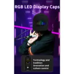 GLOBOSTAR® MATRIX GLB-106-0014 Καπέλο με Κυλιόμενη Ψηφιακή Επιγραφή 17.3x7cm P4 32x16 Pixel LED 0.9W DC 5V με Επαναφορτιζόμενη Μπαταρία PXM 602040 Li-ion 3.7V 400mAh IP20 Πολύχρωμο RGB - Bluetooth Control μέσω iPIXEL APP - Μ28 x Π12 x Υ13cm - 2 Χρόνια Εγγύηση - Image 4