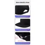 GLOBOSTAR® MATRIX GLB-106-0014 Καπέλο με Κυλιόμενη Ψηφιακή Επιγραφή 17.3x7cm P4 32x16 Pixel LED 0.9W DC 5V με Επαναφορτιζόμενη Μπαταρία PXM 602040 Li-ion 3.7V 400mAh IP20 Πολύχρωμο RGB - Bluetooth Control μέσω iPIXEL APP - Μ28 x Π12 x Υ13cm - 2 Χρόνια Εγγύηση - Image 6