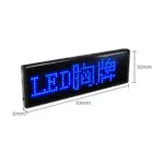 GLOBOSTAR® MATRIX GLB-106-0015 Κυλιόμενη Ψηφιακή Ετικέτα Ονόματος 9.3x6cm P1.7 48x12 Pixel LED 0.5W DC 5V με Επαναφορτιζόμενη Μπαταρία Li-ion 3.7V 200mAh IP20 Πολύχρωμο RGB - Bluetooth Control μέσω iPIXEL APP - Μ9.5 x Π3 x Υ1cm - 2 Χρόνια Εγγύηση - Image 5