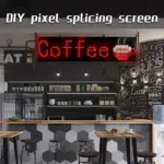 GLOBOSTAR® MATRIX GLB-106-0017 Κυλιόμενη Ψηφιακή Επιγραφή 80x80cm P24.6 64x64 Pixel LED 120W AC 220-240V IP20 Πολύχρωμο RGB - Bluetooth Control μέσω iPIXEL APP - Μ80 x Π2.6 x Υ80cm - 2 Χρόνια Εγγύηση - Image 3