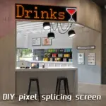 GLOBOSTAR® MATRIX GLB-106-0017 Κυλιόμενη Ψηφιακή Επιγραφή 80x80cm P24.6 64x64 Pixel LED 120W AC 220-240V IP20 Πολύχρωμο RGB - Bluetooth Control μέσω iPIXEL APP - Μ80 x Π2.6 x Υ80cm - 2 Χρόνια Εγγύηση - Image 4