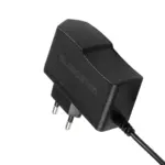 GLOBOSTAR® VOLTIX GLB-107-0005 Τροφοδοτικό/Μετασχηματιστής Class II SELV 12W 0.5A AC 220-240V σε DC 24V IP20 - Μαύρο Ματ - Μ7.3 x Π4 x Υ2.8cm - 3 Χρόνια Εγγύηση