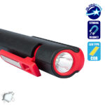 Φορητός Φακός PEN COB LED Κόκκινο Χρώμα GloboStar 07007 - Image 2