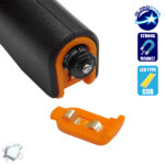 Mini Φορητός Φακός PEN COB LED Πορτοκαλί Χρώμα GloboStar 07011 - Image 2