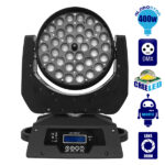 Κινούμενη Ρομποτική Κεφαλή Artemis ZOOM WASH PRO 10°-60° 36*10 Watt CREE LED RGBW 360W 230V DMX512 GloboStar 51116 - Image 2
