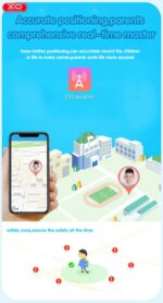 XO H100 Παιδικό Smartwatch 2G Μπλε - Image 6