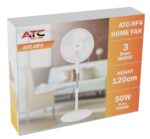 ATC HF4 Ανεμιστήρας Ορθοστάτης 50W 120cm Λευκός - Image 3
