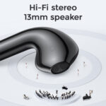 GloboStar® 87055 JOYROOM Originals JR-T13 Bilateral TWS Earphones με Θήκη Φόρτισης True Wireless Bluetooth V5.0 Binaural Συμβατό με iOS & Android Μαύρο - Image 6
