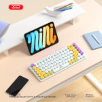 XO KB-12 Ασύρματο Πληκτρολόγιο Bluetooth Tri-Colour Πράσινο - Image 4