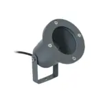 kelvo® GARDELINI KLV-101-0002-V2 Φωτιστικό Σποτ Τοίχου με Βάση για Λάμπα MR16 με Ντουί GU10 AC 220-240V Αδιάβροχο IP65 - Γκρι Ανθρακί Ματ - Μ10 x Π10 x Υ30cm - Image 3