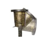 kelvo® GARDELINI KLV-101-0005-V2 Φωτιστικό Σποτ Τοίχου με Βάση για Λάμπα MR16 με Ντουί GU10 AC 220-240V Αδιάβροχο IP65 -  Χρυσό Εφέ Σκουριάς Ματ - Μ10 x Π10 x Υ30cm - Image 4