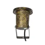 kelvo® GARDELINI KLV-101-0005-V2 Φωτιστικό Σποτ Τοίχου με Βάση για Λάμπα MR16 με Ντουί GU10 AC 220-240V Αδιάβροχο IP65 -  Χρυσό Εφέ Σκουριάς Ματ - Μ10 x Π10 x Υ30cm - Image 6