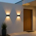 kelvo® SIXOAD KLV-101-0006 Φωτιστικό Τοίχου / Απλίκα LED 18W 1800lm 30° AC 220-240V Αδιάβροχο IP65 Θερμό Λευκό 2700K - CREE XPE Chip & TÜV SÜD Driver - Μαύρο Ματ - Μ17 x Π4 x Υ8cm - 5 Χρόνια Εγγύηση