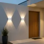 kelvo® SIXOAD KLV-101-0011 Φωτιστικό Τοίχου / Απλίκα LED 18W 1980lm 30° AC 220-240V Αδιάβροχο IP65 Φυσικό Λευκό 4500K - CREE XPE Chip & TÜV SÜD Driver - Λευκό Ματ - Μ17 x Π4 x Υ8cm - 5 Χρόνια Εγγύηση