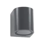 kelvo® MURANO KLV-101-0013 Φωτιστικό Τοίχου / Απλίκα για Λάμπα MR16 με Ντουί GU10 AC 220-240V Αδιάβροχο IP65 - Γκρι Ανθρακί Ματ - Μ8 x Π8 x Υ7cm - Image 3