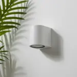 kelvo® MURANO KLV-101-0014 Φωτιστικό Τοίχου / Απλίκα για Λάμπα MR16 με Ντουί GU10 AC 220-240V Αδιάβροχο IP65 - Λευκό Ματ - Μ8 x Π8 x Υ7cm - Image 2
